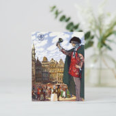 Vintag Brüssel Belgien Kommerzielle Messe Postkarte (Stehend Vorderseite)