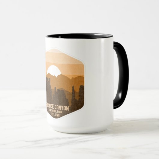 Vintag Bryce Canyon Nationalpark Utah Tasse (VorderseiteRechts)