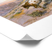 Vintag Buccaroos Charles Marion Russell Poster (Ecke)