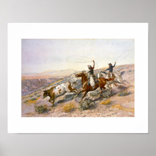 Vintag Buccaroos Charles Marion Russell Poster