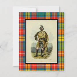 Vintag Buchanan Scottish Clansman Illustration
