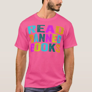 Vintag Bücher lesen, verbotene Bücher lesen - T-Shirt