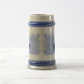 Vintag Bucking Bronco Keramik Stein Bierglas (Mittel)