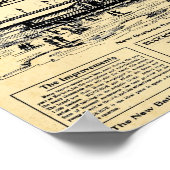 Vintag Buckroe Beach Virginia Print Poster (Ecke)