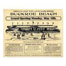 Vintag Buckroe Beach Virginia Print