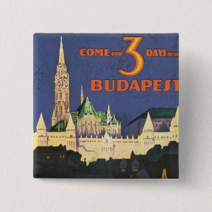Vintag Budapest Button