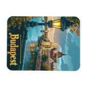 Vintag Budapest Magnet (Horizontal)