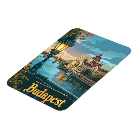 Vintag Budapest Magnet (Linke Seite)