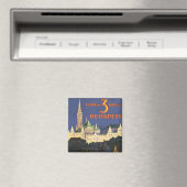 Vintag Budapest Magnet (In Situ (Geschirrspüler))