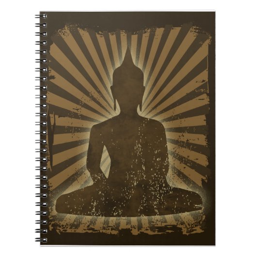 Vintag Buddha Notizblock (Vorderseite)