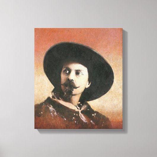 Vintag Buffalo Bill Portrait Leinwand (Vorderseite)