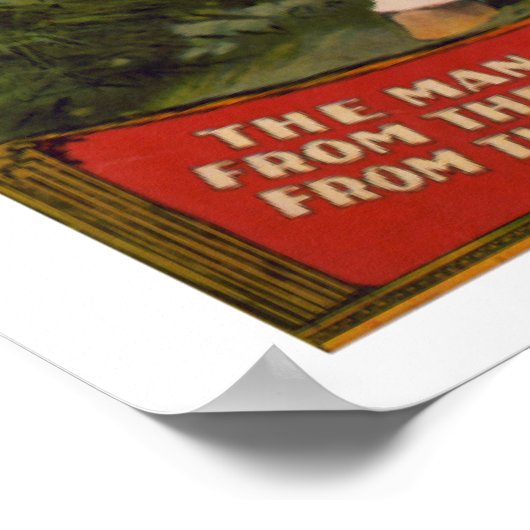 VINTAG Buffalo Bill POSTER (Ecke)