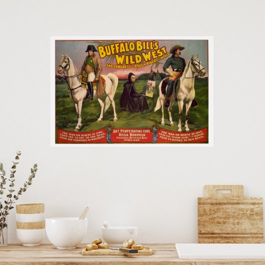 VINTAG Buffalo Bill POSTER (Küche)