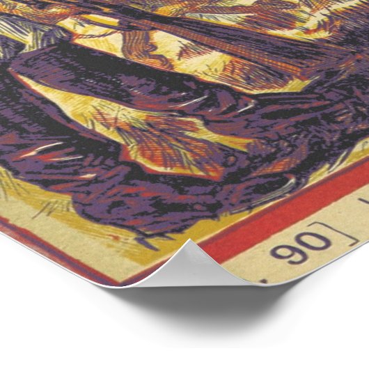 Vintag Buffalo Bill Poster (Ecke)