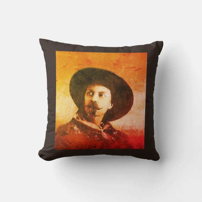 Vintag Buffalo Bill Throw Cushion Kissen (Vorderseite)