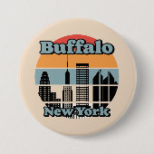 Vintag Buffalo New York Button (Vorderseite)