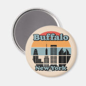 Vintag Buffalo New York Magnet (Vorderseite/Rückseite)