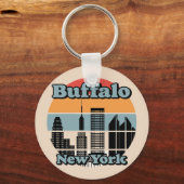 Vintag Buffalo New York Schlüsselanhänger (Rückseite)