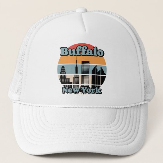 Vintag Buffalo New York Truckerkappe (Vorderseite)
