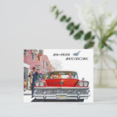 Vintag Buick Ad Postcard Postkarte (Stehend Vorderseite)
