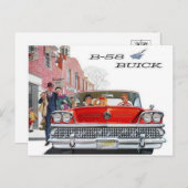 Vintag Buick Ad Postcard Postkarte (Vorne/Hinten)
