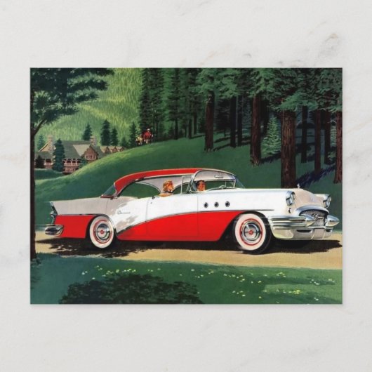 Vintag Buick Ad Postcard Postkarte (Vorderseite)