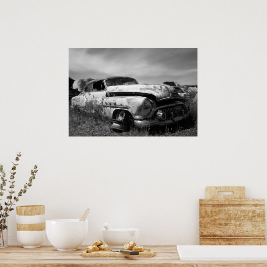 Vintag Buick Car Postage Poster (Küche)
