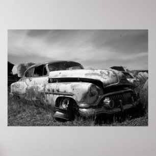 Vintag Buick Car Postage Poster