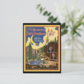 Vintag Buick Car Postkarte (Stehend Vorderseite)