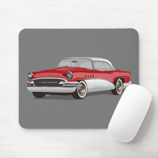 Vintag Buick on Gray Mousepad (Mit Mouse)