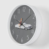 Vintag Buick und Pinup Uhr (Winkel)