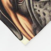 Vintag Bullmastiff Nahtlos Fleecedecke (Ecke)