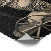 Vintag - Bunnies & Kitten Reisende, Poster (Ecke)