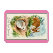 Vintag Bunnies Oster Magnet (Horizontal)