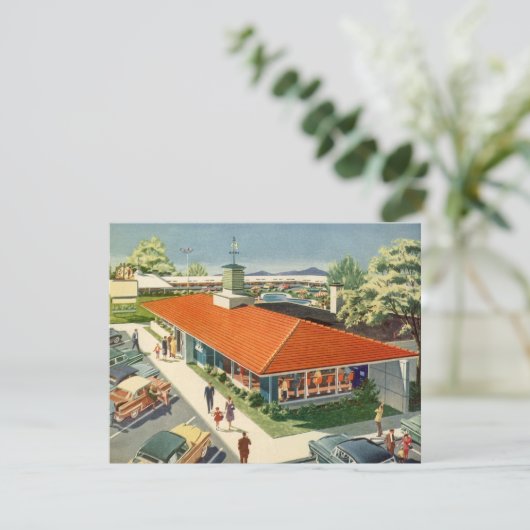 Vintag Business, 50er Family Restaurant Diner (Stehend Vorderseite)