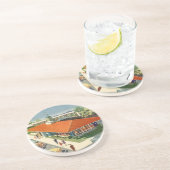 Vintag Business, 50er Family Restaurant Diner Untersetzer (Seite)