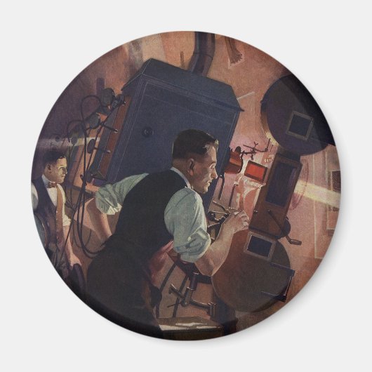 Vintag Business, Kinoprojektionist Magnet (Vorne)