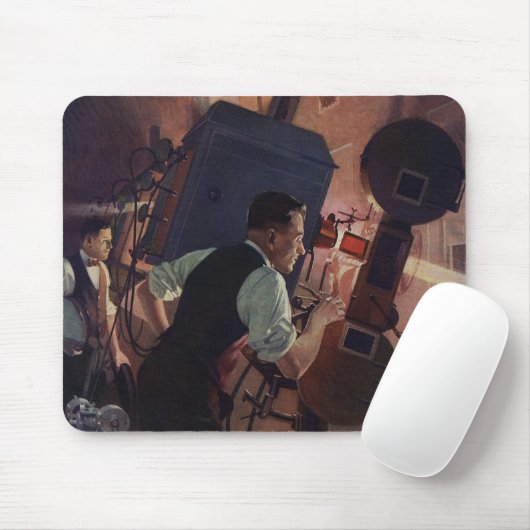Vintag Business, Kinoprojektionist Mousepad (Mit Mouse)