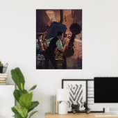 Vintag Business, Kinoprojektionist Poster (Heimbüro)