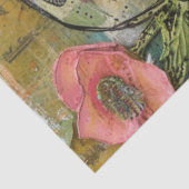 Vintag Butterfly Girl Ephemera Portrait Decoupage Seidenpapier (Ausschnitt)