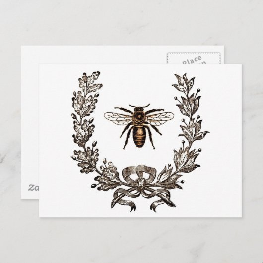 Vintag Buzz Postkarte (Vorne/Hinten)