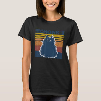 Vintag Ca Chonk Cat Scale Frauen Männer T-Shirt
