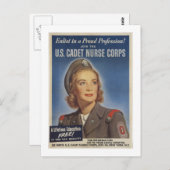 Vintag Cadet Nurses Postkarte (Vorne/Hinten)