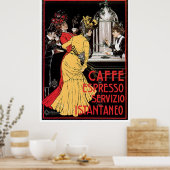 Vintag Caffe Espresso Poster (Küche)