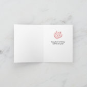 Vintag Cake Happy Birthday Card Einladung (Innenseite)