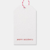 Vintag Cake Mixer Holiday Bakers Geschenkanhänger (Rückseite)