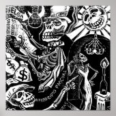 Vintag Calaveras. Circa 1936. Mexiko. Poster (Vorne)