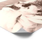 Vintag Calico Cat Poster (Ecke)