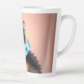 Vintag Calico Kitten Illustration Milchtasse (Rechts)