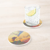 Vintag California Sandstone Untersetzer (Seite)